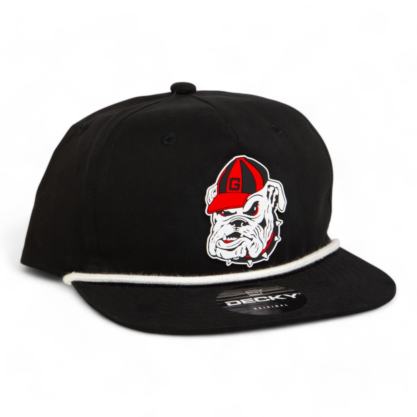 Georgia Bulldogs Retro UGA 3D Classic Rope Hat- Black/ White