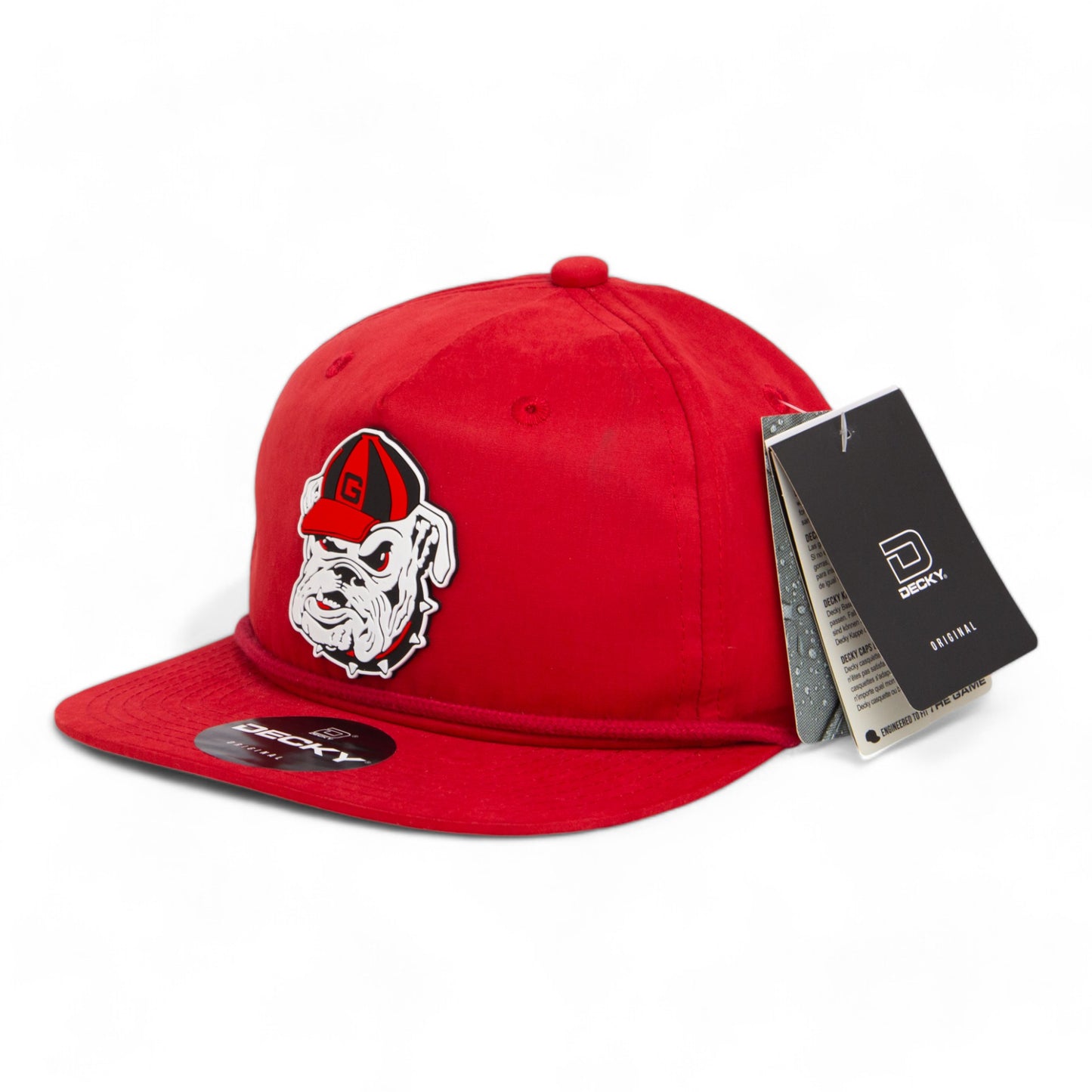 Georgia Bulldogs Retro UGA 3D Classic Rope Hat- Red