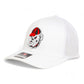 Georgia Bulldogs Retro UGA 3D Snapback Trucker Hat- White