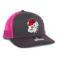 Georgia Bulldogs Retro UGA 3D Snapback Trucker Hat- Charcoal/ Hot Pink