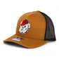 Georgia Bulldogs Retro UGA 3D Snapback Trucker Hat- Caramel/ Black