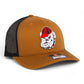 Georgia Bulldogs Retro UGA 3D Snapback Trucker Hat- Caramel/ Black