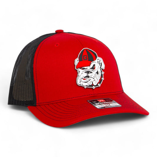 Georgia Bulldogs Retro UGA 3D Snapback Trucker Hat- Red/ Black