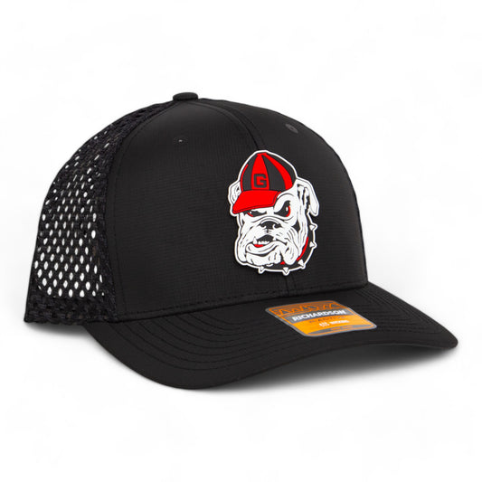 Georgia Bulldogs Retro UGA 3D Snapback Tilikum Trucker Hat- Black