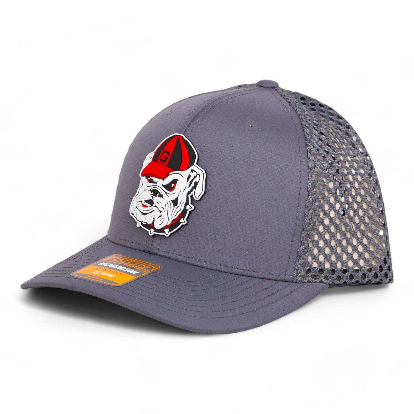 Georgia Bulldogs Retro UGA 3D Snapback Tilikum Trucker Hat- Charcoal