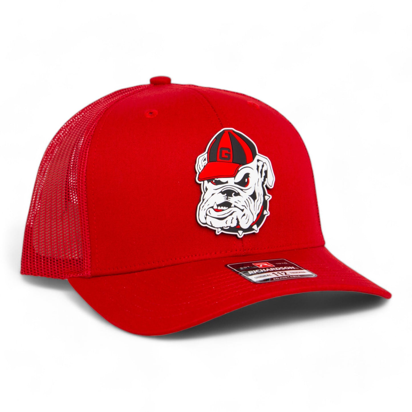 Georgia Bulldogs Retro UGA 3D Snapback Trucker Hat- Red