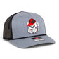 Georgia Bulldogs Retro UGA 3D Snapback Trucker Rope Hat- Heather Grey/ Black