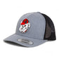 Georgia Bulldogs Retro UGA 3D YP Snapback Trucker Hat- Heather Grey/ Black