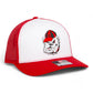 Georgia Bulldogs Retro UGA 3D Snapback Trucker Hat- White/ Red