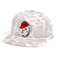 Georgia Bulldogs Retro UGA 3D Umpqua Rope Hat- Blizzard Duck Camo/ White