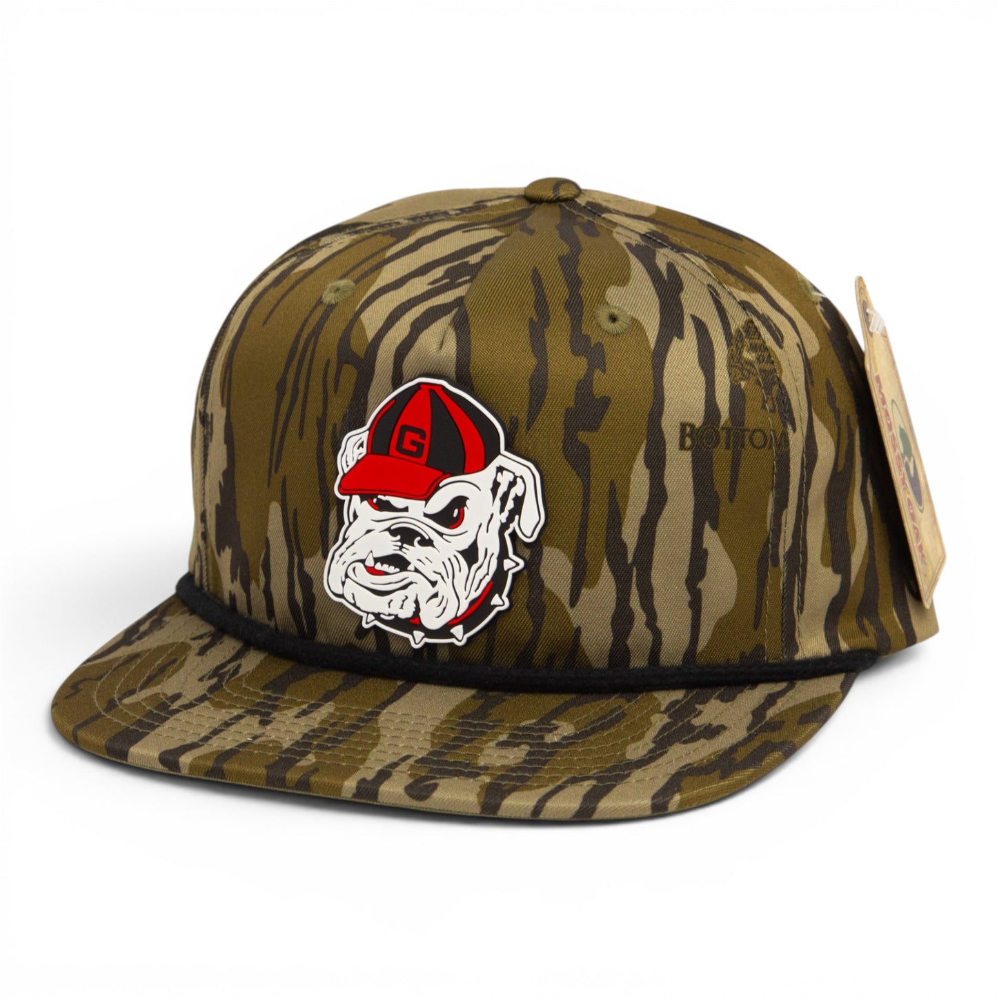 Georgia Bulldogs Retro UGA 3D Umpqua Rope Hat- Mossy Oak Bottomland/ Black