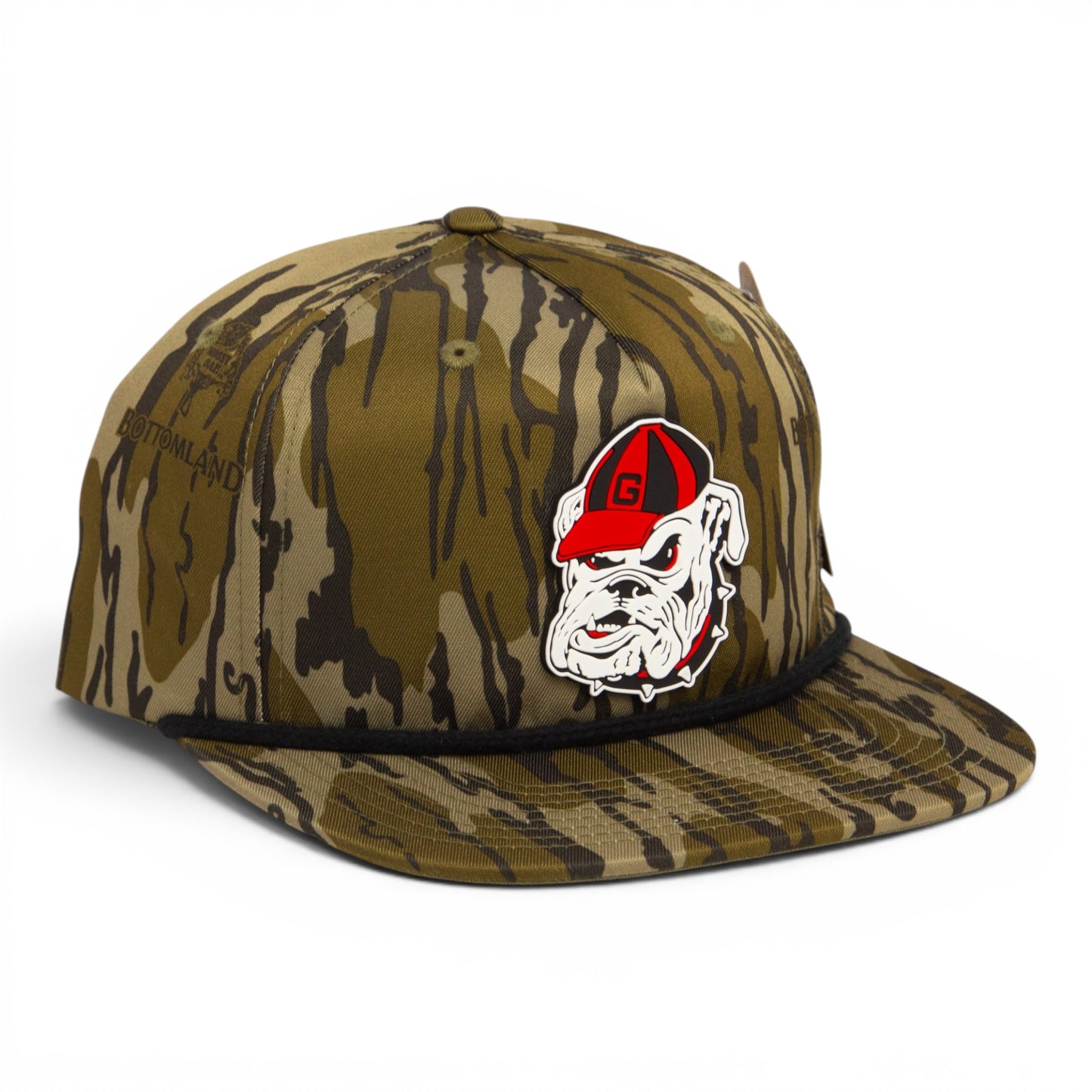 Georgia Bulldogs Retro UGA 3D Umpqua Rope Hat- Mossy Oak Bottomland/ Black