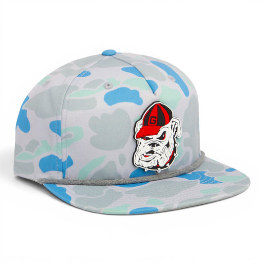 Georgia Bulldogs Retro UGA 3D Umpqua Rope Hat- Saltwater Duck Camo/ Charcoal