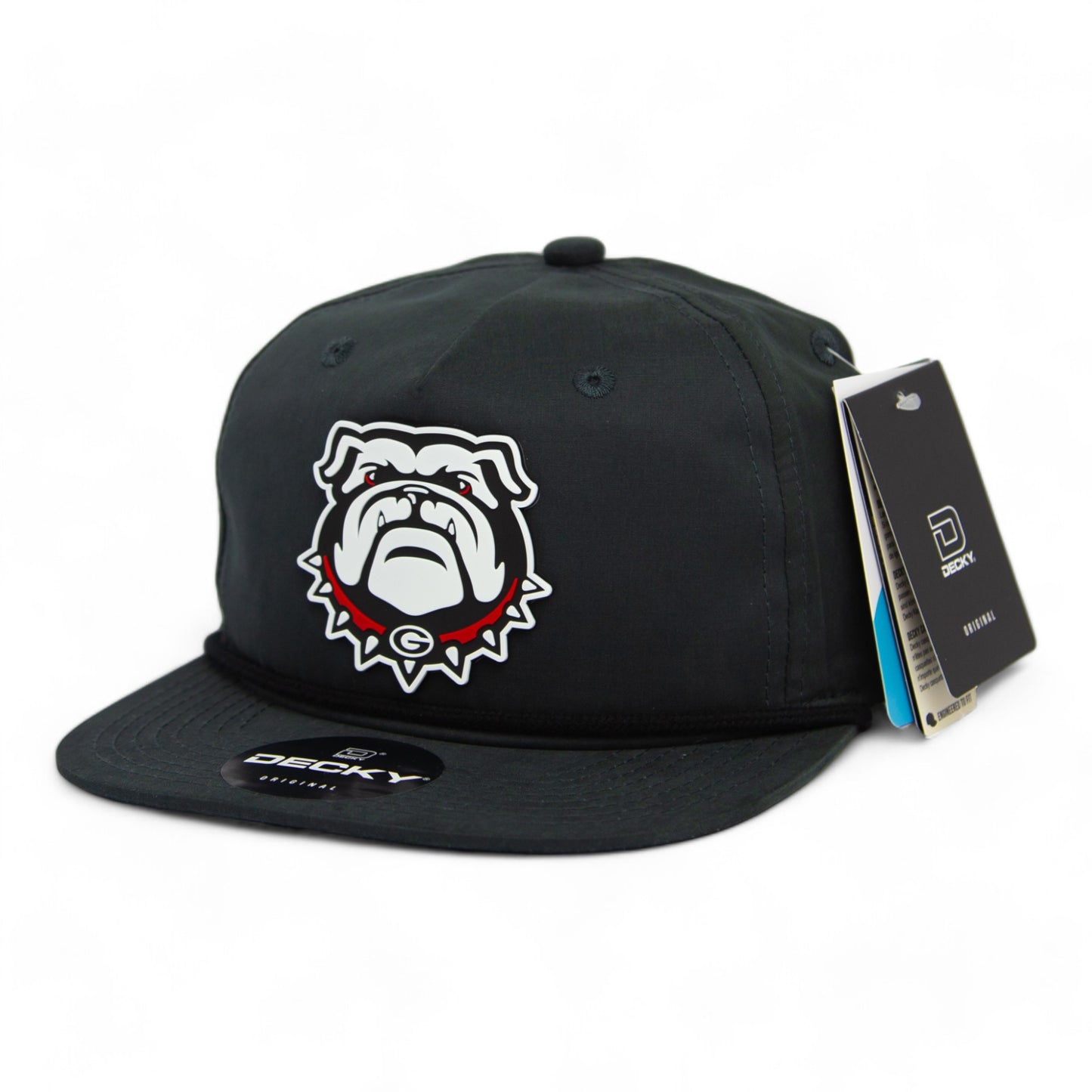 Georgia Bulldogs UGA 3D Classic Rope Hat- Charcoal/ Black