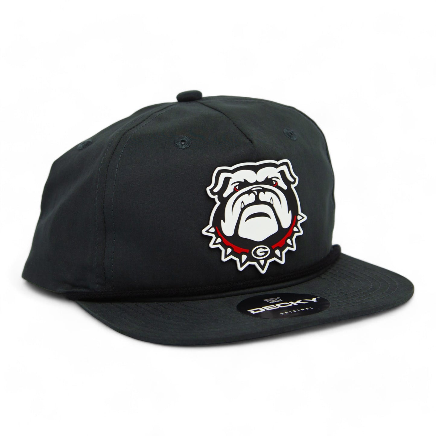 Georgia Bulldogs UGA 3D Classic Rope Hat- Charcoal/ Black