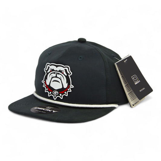 Georgia Bulldogs UGA 3D Classic Rope Hat- Charcoal/ White