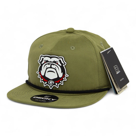 Georgia Bulldogs UGA 3D Classic Rope Hat- Loden/ Black