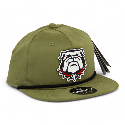 Georgia Bulldogs UGA 3D Classic Rope Hat- Loden/ Black