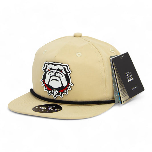 Georgia Bulldogs UGA 3D Classic Rope Hat- Birch/ Black