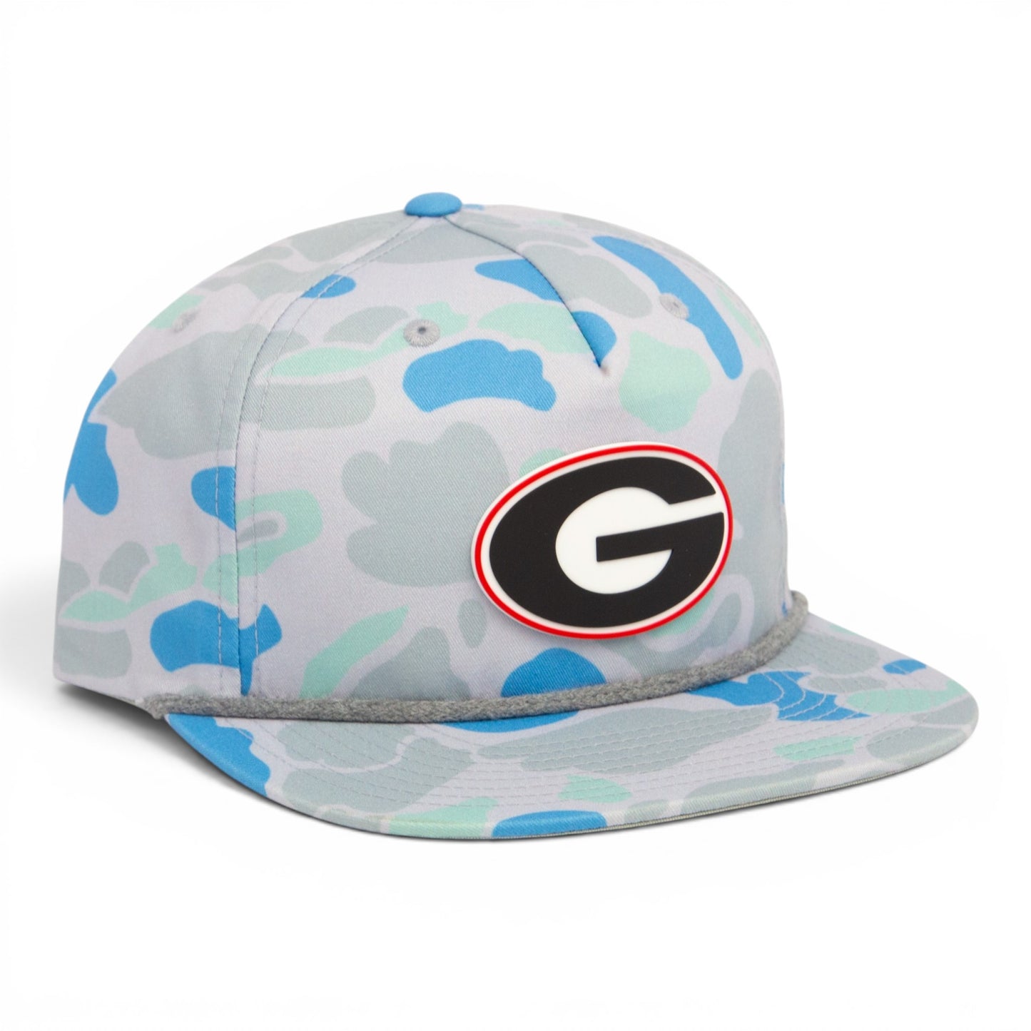 Georgia Bulldogs Power G 3D Umpqua Rope Hat- Saltwater Duck Camo/ Charcoal