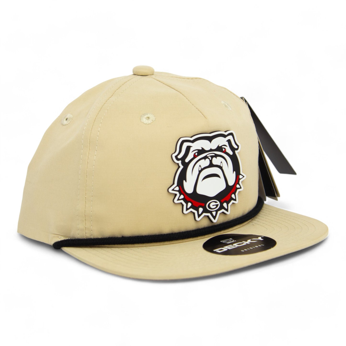 Georgia Bulldogs UGA 3D Classic Rope Hat- Birch/ Black