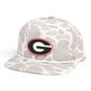 Georgia Bulldogs Power G 3D Umpqua Rope Hat- Blizzard Duck Camo/ White