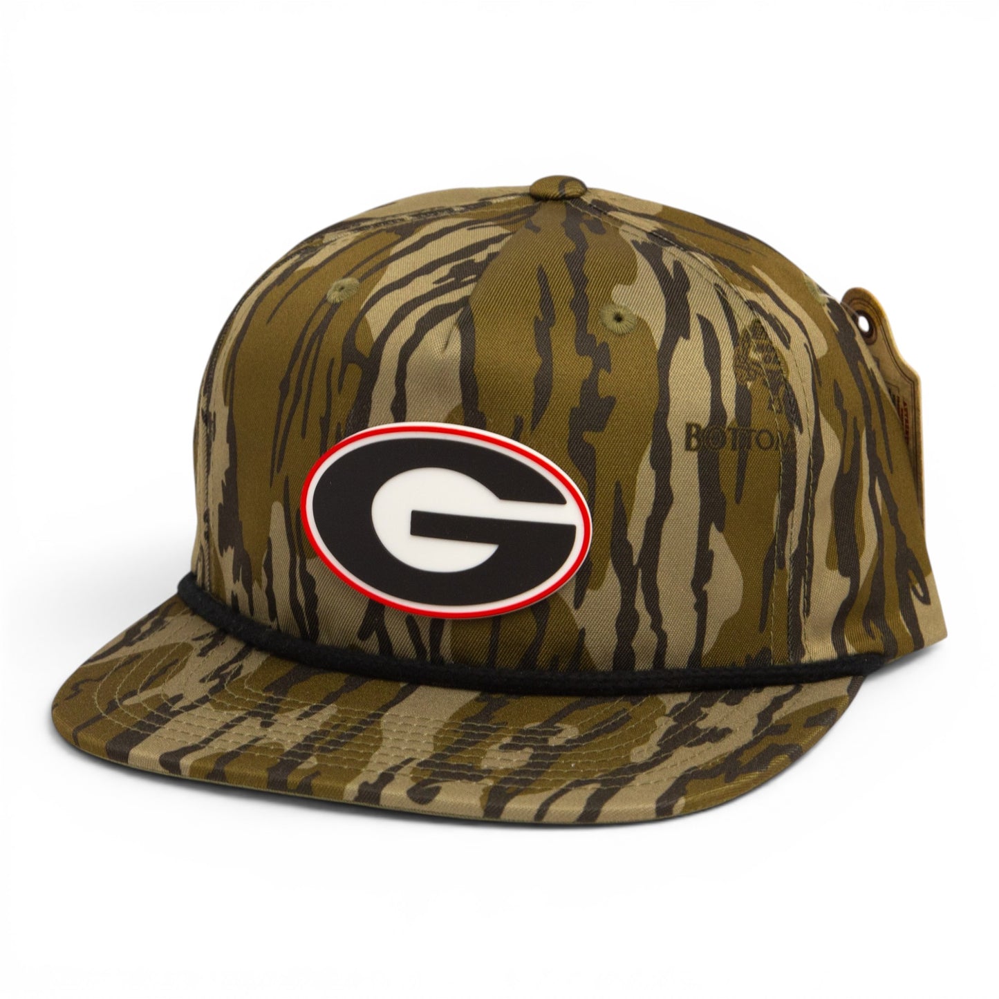 Georgia Bulldogs Power G 3D Umpqua Rope Hat- Mossy Oak Bottomland/ Black