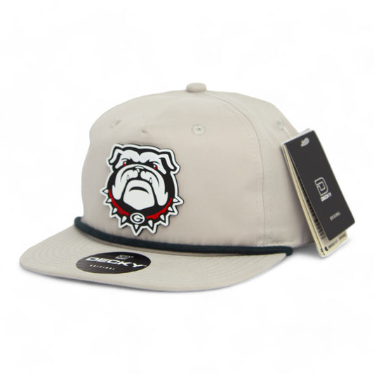 Georgia Bulldogs UGA 3D Classic Rope Hat- Grey/ Charcoal