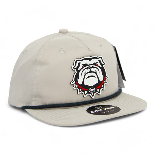 Georgia Bulldogs UGA 3D Classic Rope Hat- Grey/ Charcoal