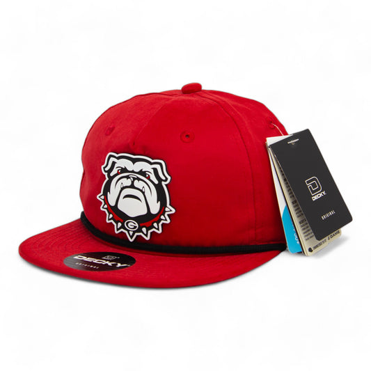 Georgia Bulldogs UGA 3D Classic Rope Hat- Red/ Black