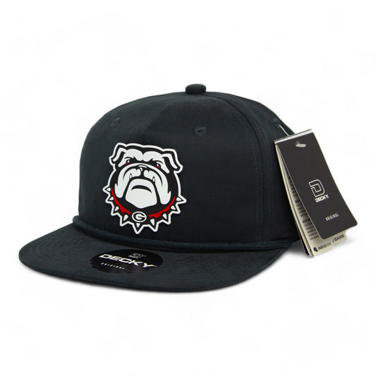 Georgia Bulldogs UGA 3D Classic Rope Hat- Charcoal