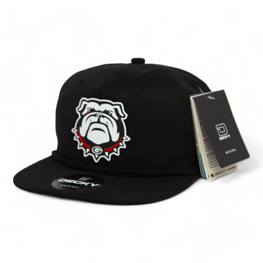 Georgia Bulldogs UGA 3D Classic Rope Hat- Black