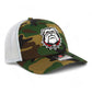 Georgia Bulldogs UGA 3D Snapback Trucker Hat- Army Camo/ White