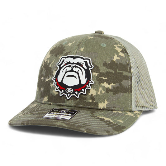 Georgia Bulldogs UGA 3D Snapback Trucker Hat- Military Digital Camo