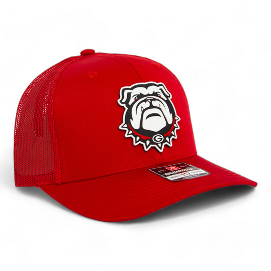 Georgia Bulldogs UGA 3D Snapback Trucker Hat- Red