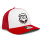 Georgia Bulldogs UGA 3D Snapback Trucker Hat- White/ Red