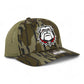 Georgia Bulldogs UGA 3D Snapback Trucker Hat- Mossy Oak Bottomland/ Loden