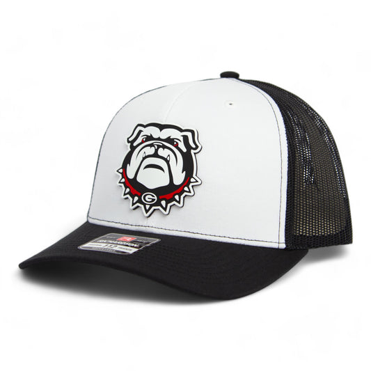 Georgia Bulldogs UGA 3D Snapback Trucker Hat- White/ Black