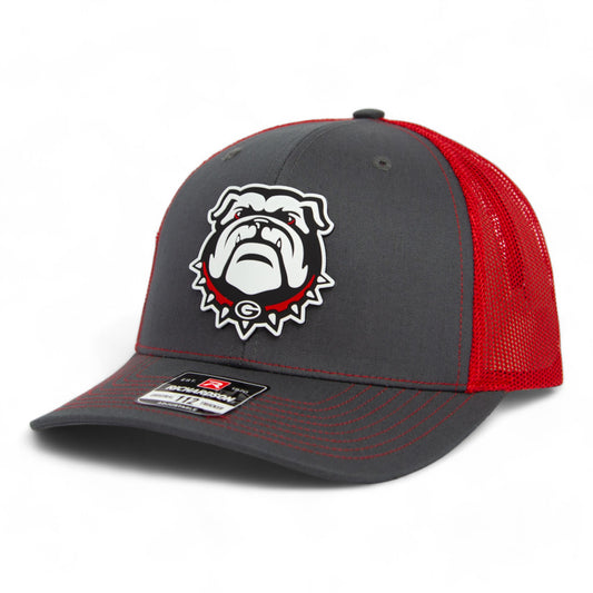 Georgia Bulldogs UGA 3D Snapback Trucker Hat- Charcoal/ Red