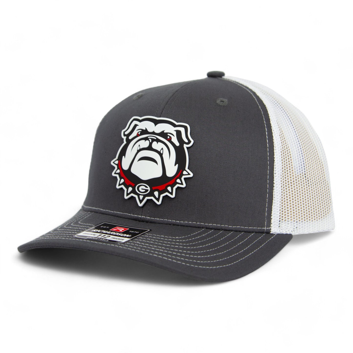 Georgia Bulldogs UGA 3D Snapback Trucker Hat- Charcoal/ White