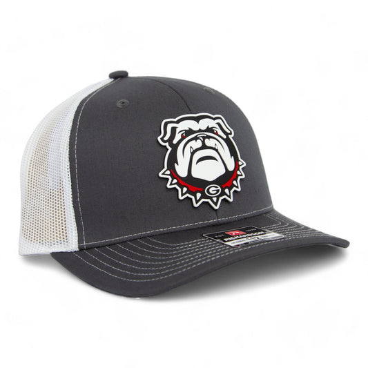 Georgia Bulldogs UGA 3D Snapback Trucker Hat- Charcoal/ White