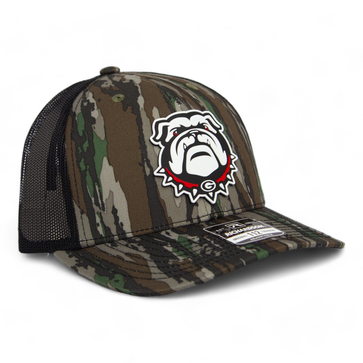 Georgia Bulldogs UGA 3D Snapback Trucker Hat- Realtree Original/ Black