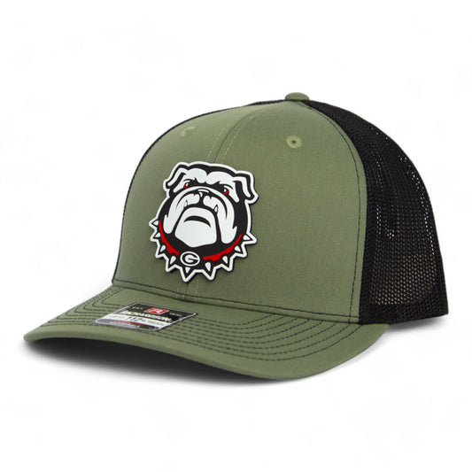 Georgia Bulldogs UGA 3D Snapback Trucker Hat- Loden/ Black