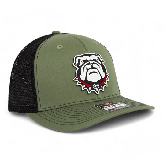 Georgia Bulldogs UGA 3D Snapback Trucker Hat- Loden/ Black