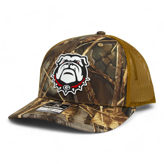 Georgia Bulldogs UGA 3D Snapback Trucker Hat- Realtree Max 7/ Buck