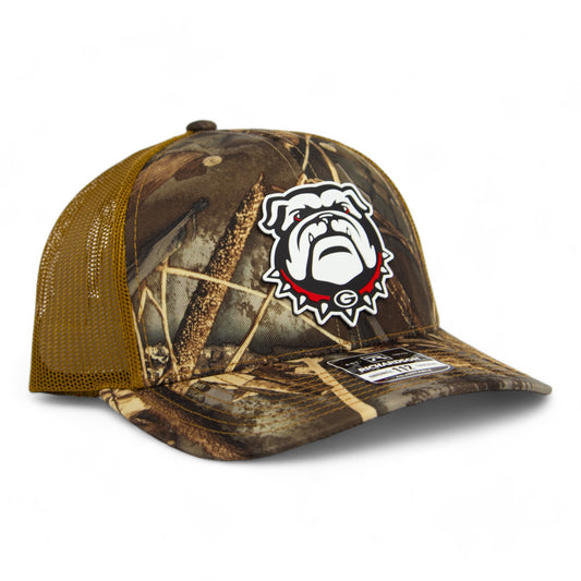 Georgia Bulldogs UGA 3D Snapback Trucker Hat- Realtree Max 7/ Buck