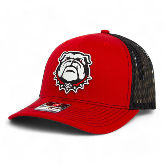 Georgia Bulldogs UGA 3D Snapback Trucker Hat- Red/ Black