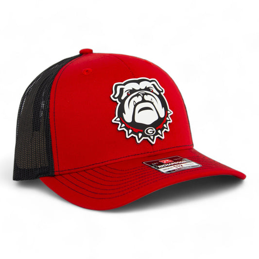 Georgia Bulldogs UGA 3D Snapback Trucker Hat- Red/ Black