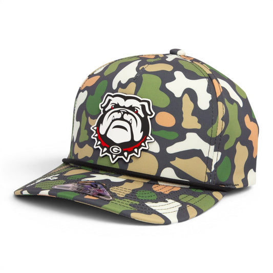 Georgia Bulldogs UGA 3D Duck Camo Rope Hat- Bayou