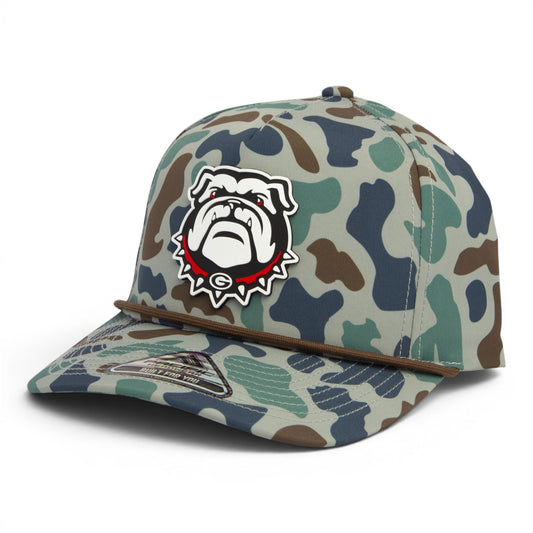 Georgia Bulldogs UGA 3D Duck Camo Rope Hat- Mallard